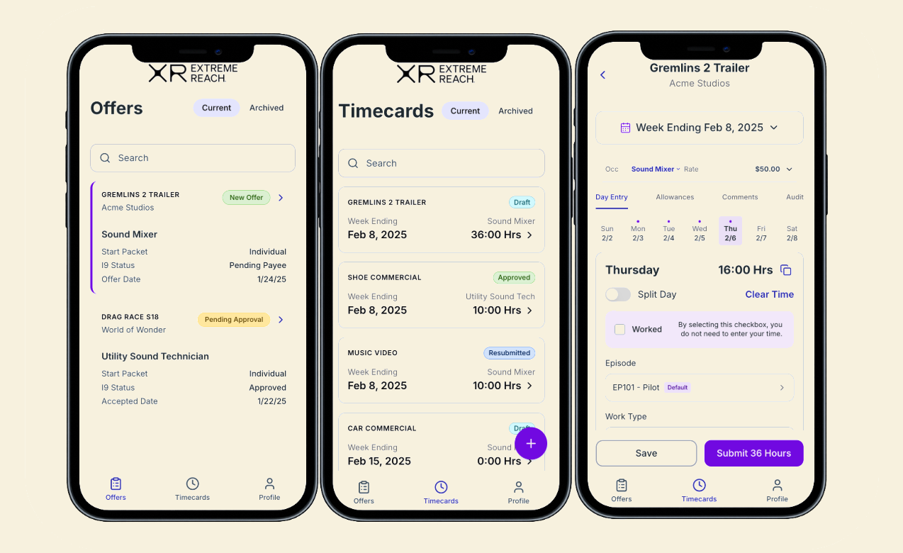 USER RESEARCH — app screens