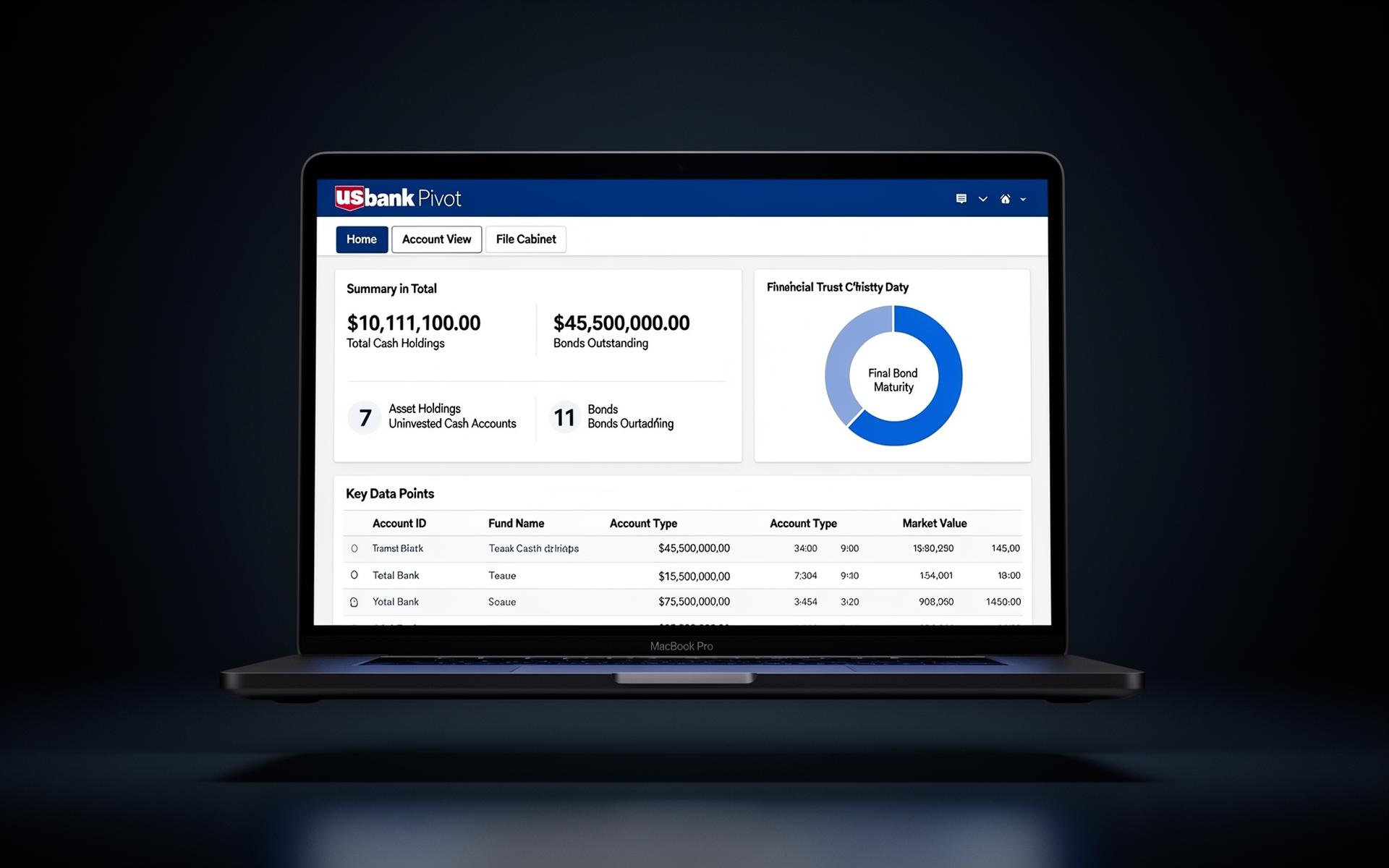 GCTS Portal - Account View Dashboard