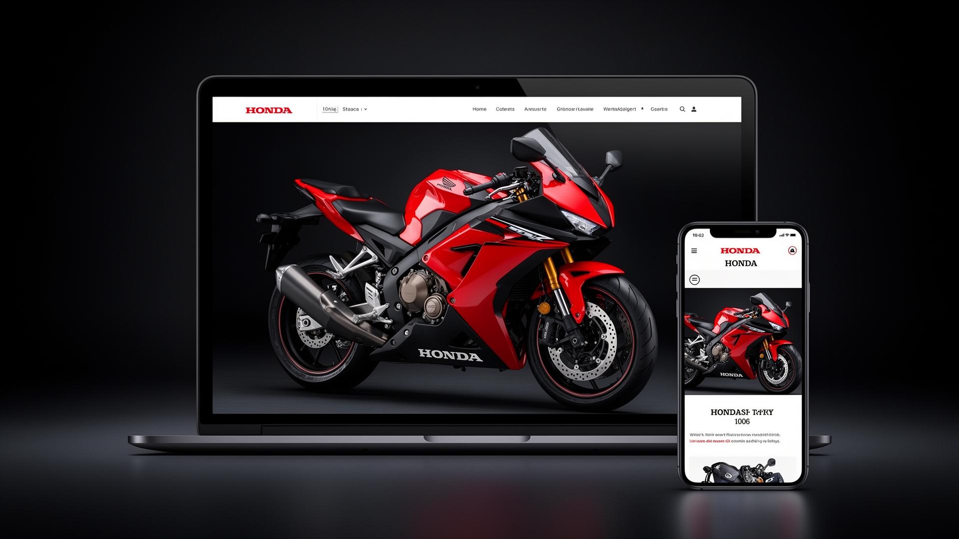 Honda Powersports - Responsive Website Redesign
